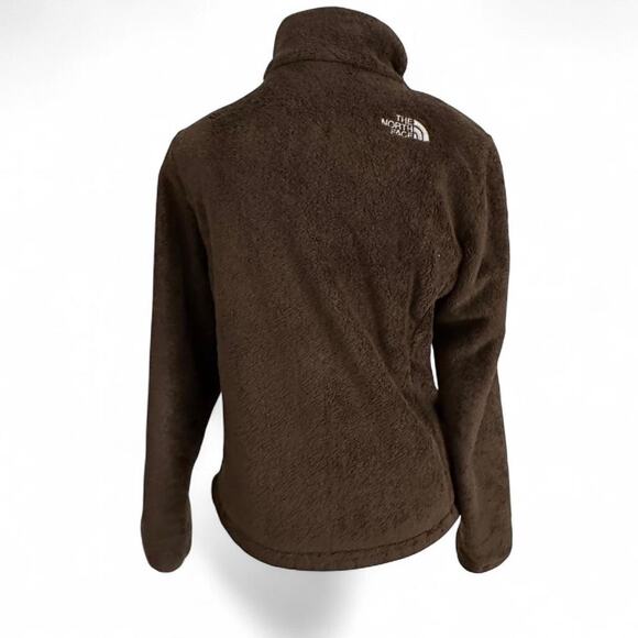 The North Face Women’s Brown Zip Up Fleece Jacket Size Small - Picture 2 of 4